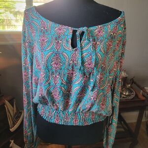 Floral Paisley  Top